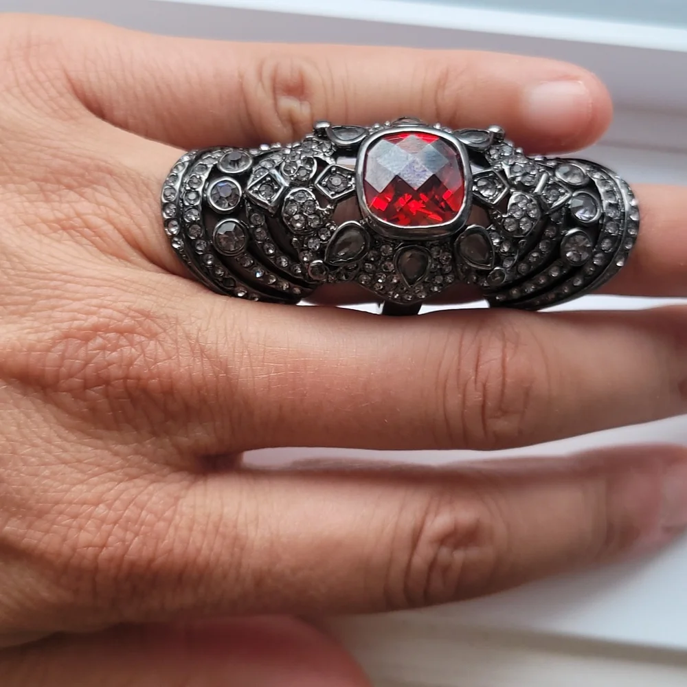 BCBG ruby ring - Picture 3 of 3